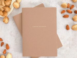 Libreta Orgánica Almond A5 Melpom (puntos)