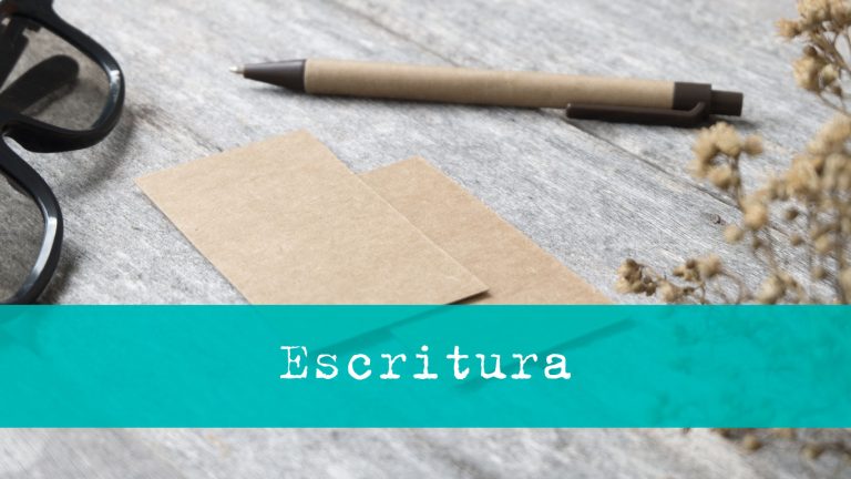 Sección de escritura